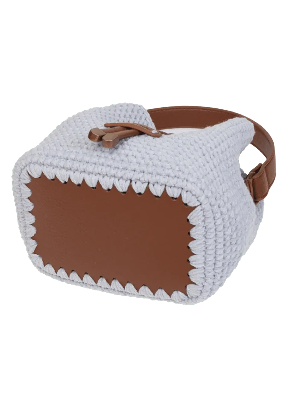 Go Handmade Taschenboden 16x10cm PU-Leder gelocht
