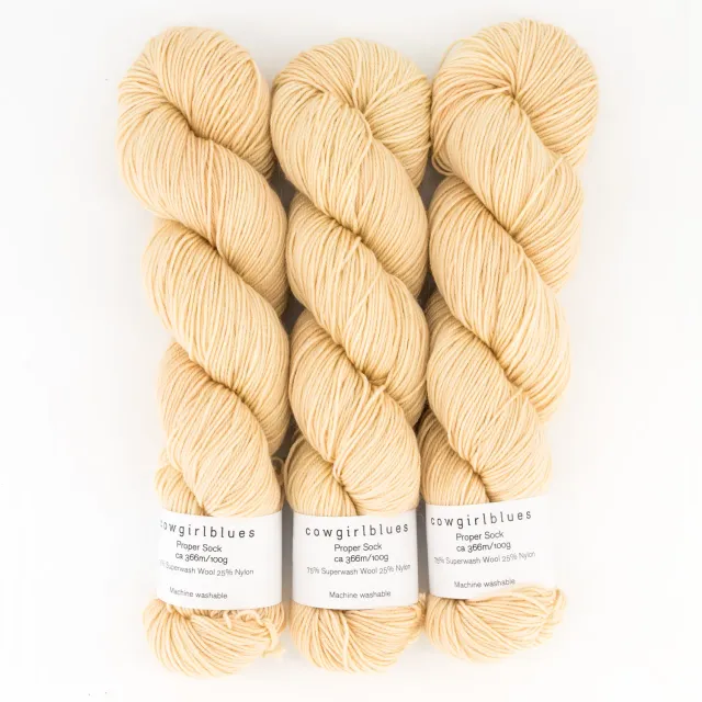 Cowgirlblues Proper Sock Champagne Sockenwolle
