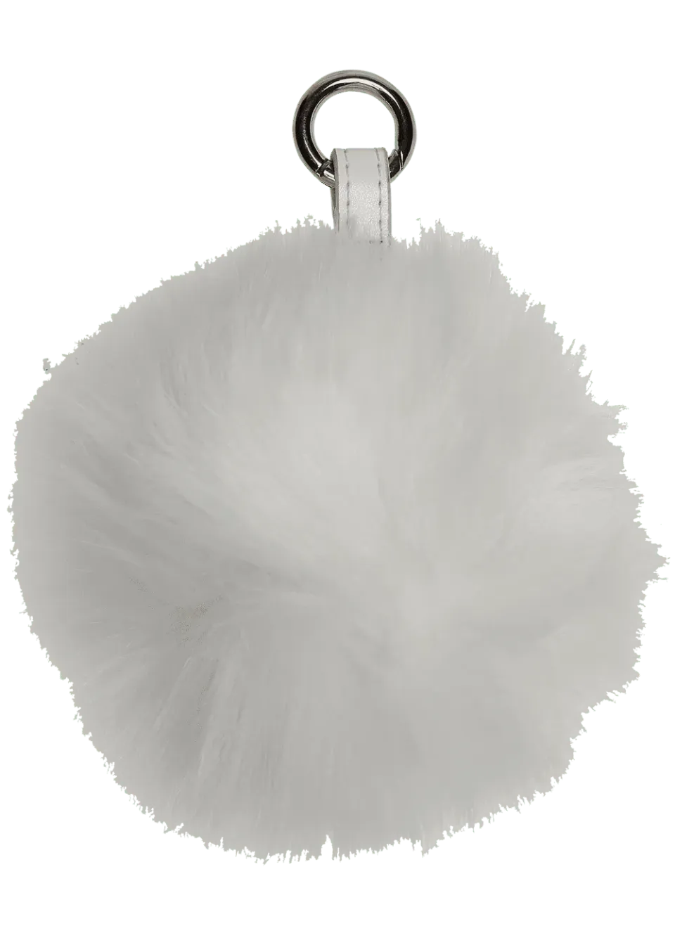 Go Handmade Pompom Charm Anhänger 11 cm Weiß
