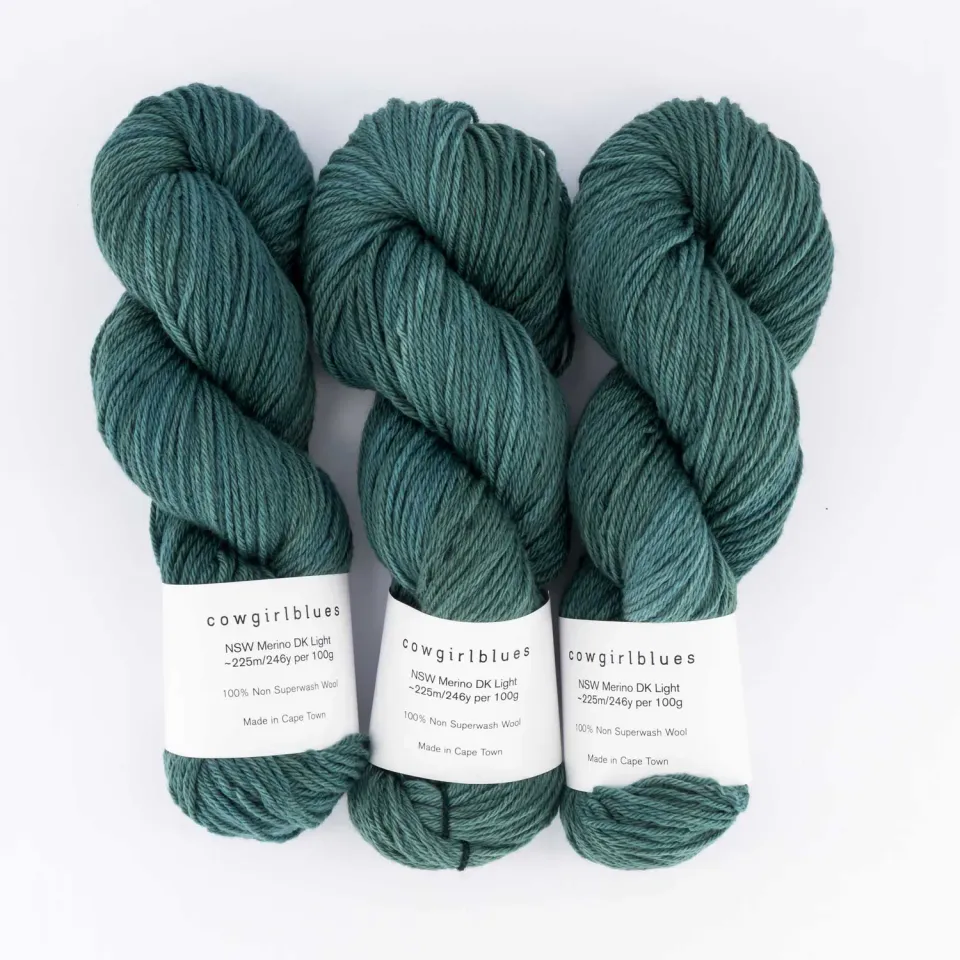 Cowgirlblues NSW Merino DK Rainforest Wolle 100g grün