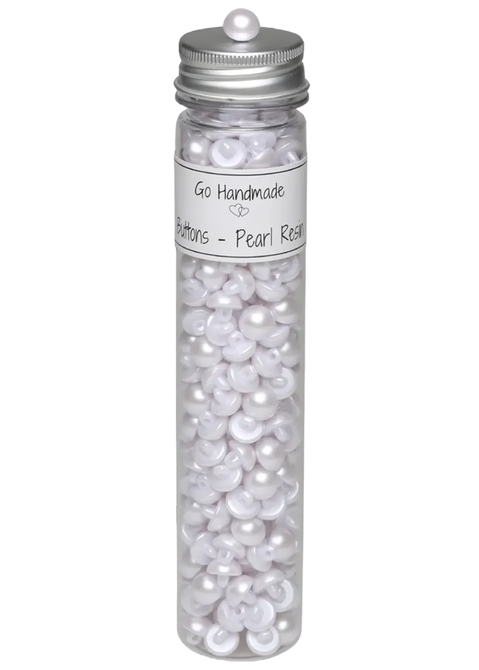 Go Handmade Pearl Resin Halbperlen 11mm 265 Stück
