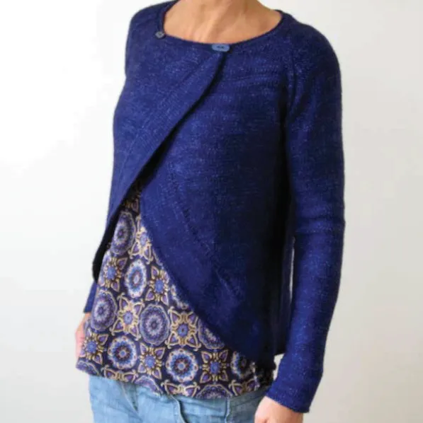 Madelinetosh Fall Away Cardigan Strickanleitung PDF XS-2XL