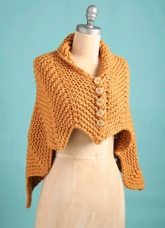 Blue Sky Fibers Cedar Wrap Strickanleitung super bulky Schal