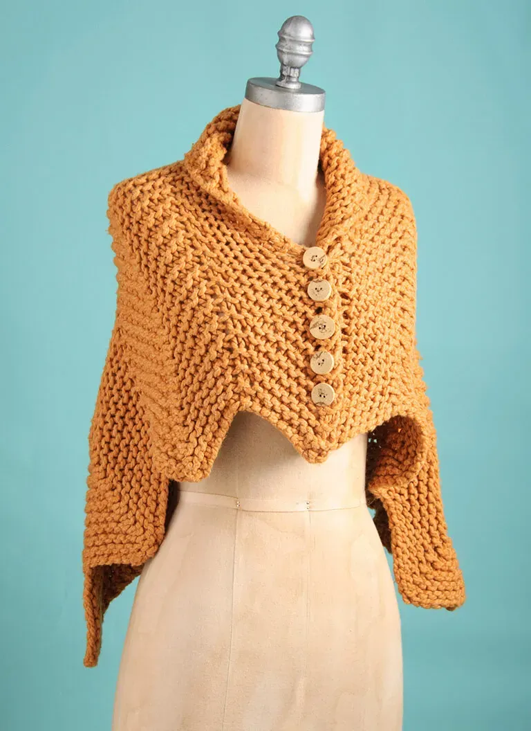 Blue Sky Fibers Cedar Wrap Strickanleitung super bulky Schal