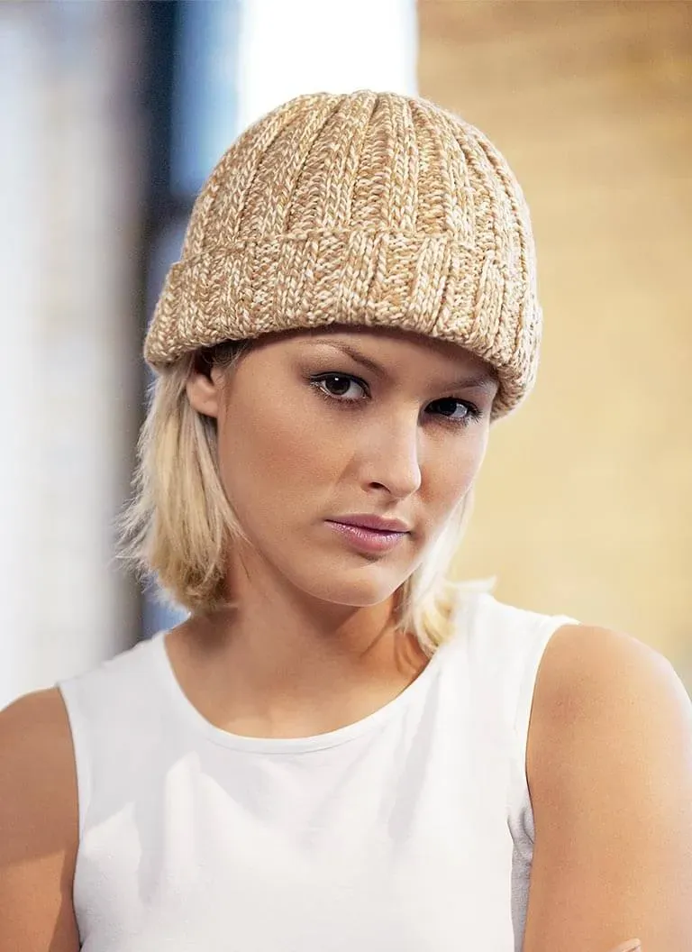 Blue Sky Fibers Two-tone Hat Strickanleitung Rippe