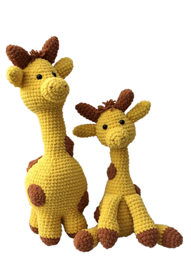 Go Handmade Julia & Lotta Häkelanleitung 54 cm 41 cm