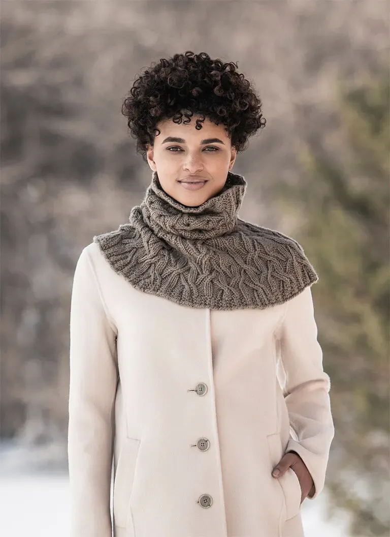 Blue Sky Fibers Classic Clarissa Cabled Cowl Strickanleitung