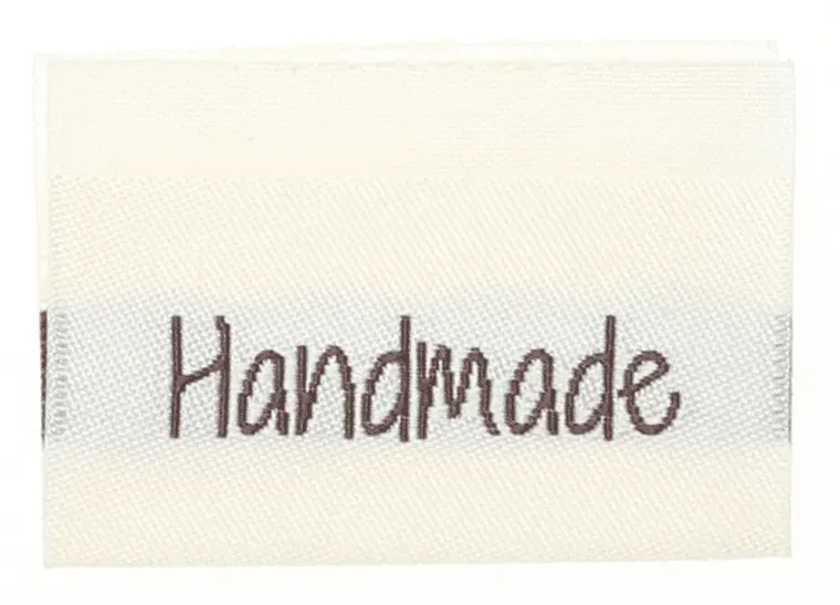 Go Handmade Woven labels Weblabel handmade 10 Stück