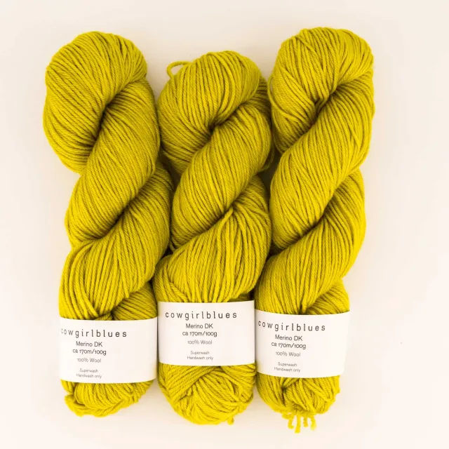 Cowgirlblues Merino DK Karoo Gold Wolle senfgelb