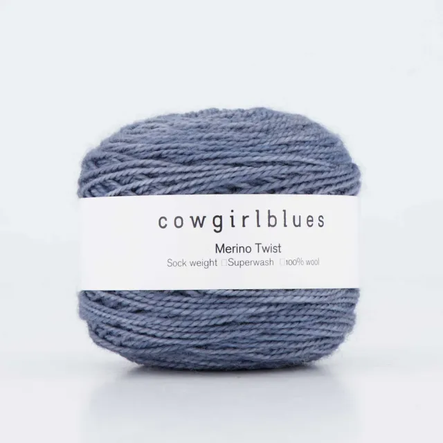 Cowgirlblues Merino Twist 50g Airforce Wolle handgefärbt