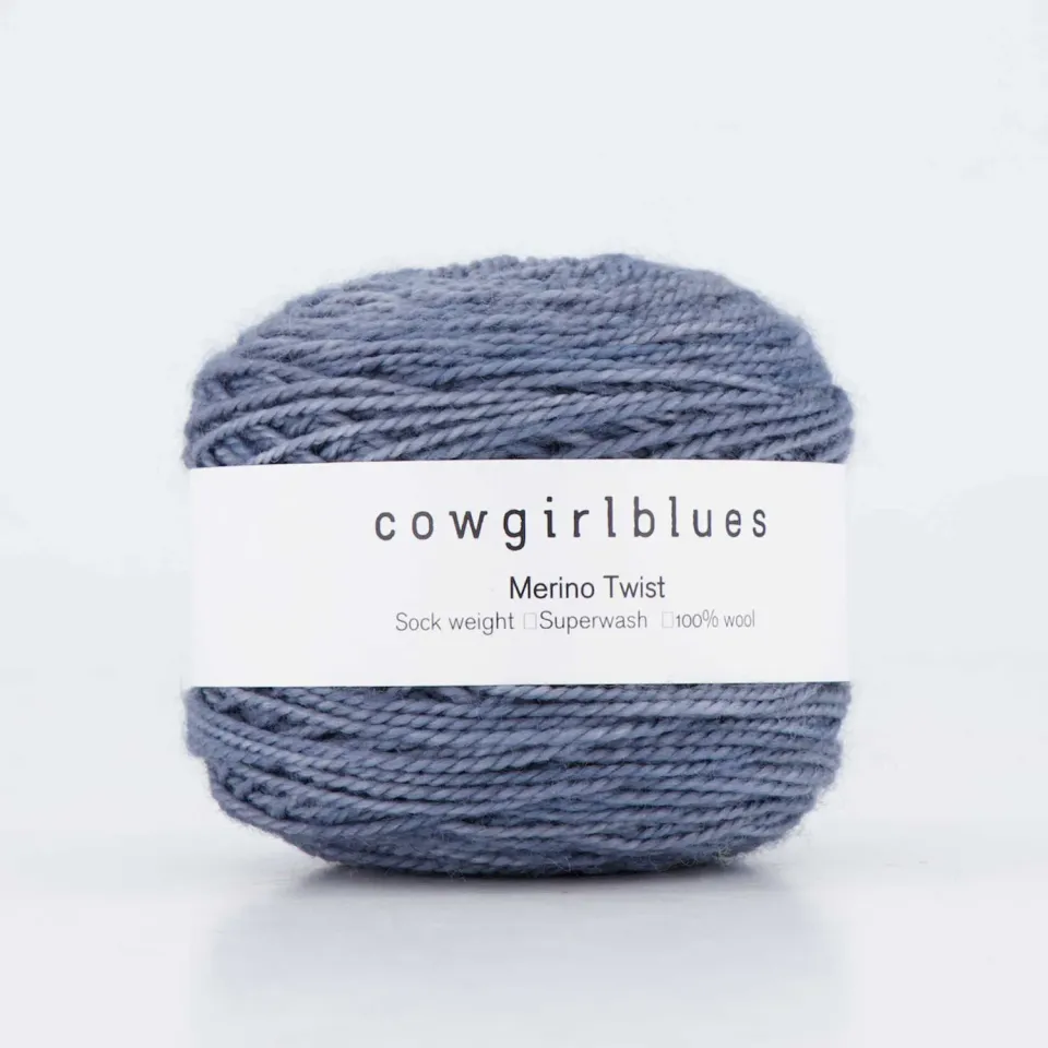 Cowgirlblues Merino Twist 50g Airforce Wolle handgefärbt