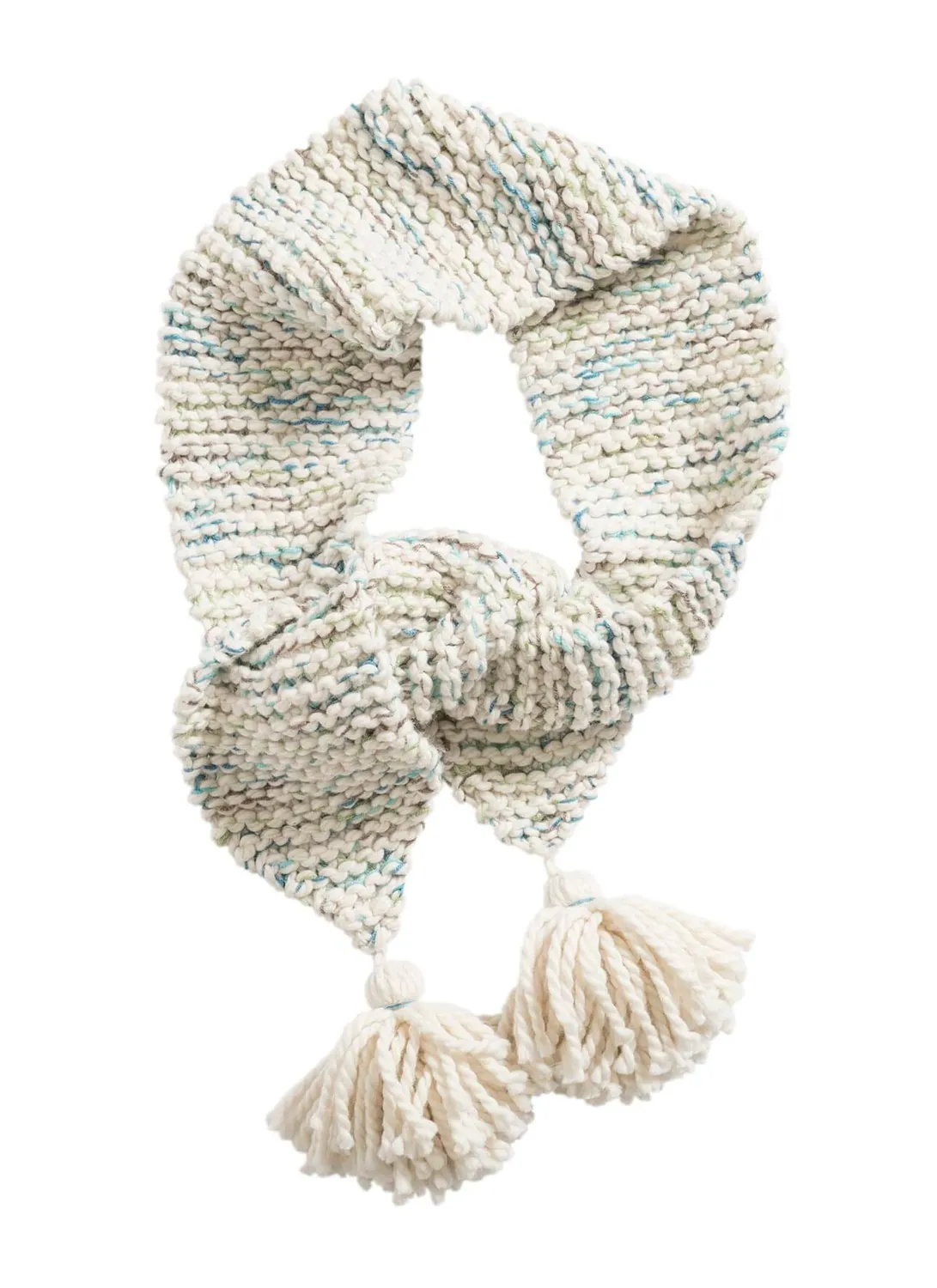 Blue Sky Fibers Frosting Fringe Schal Strickanleitung