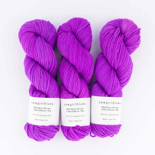 Cowgirlblues NSW Merino DK African Violet Filzwolle 100g