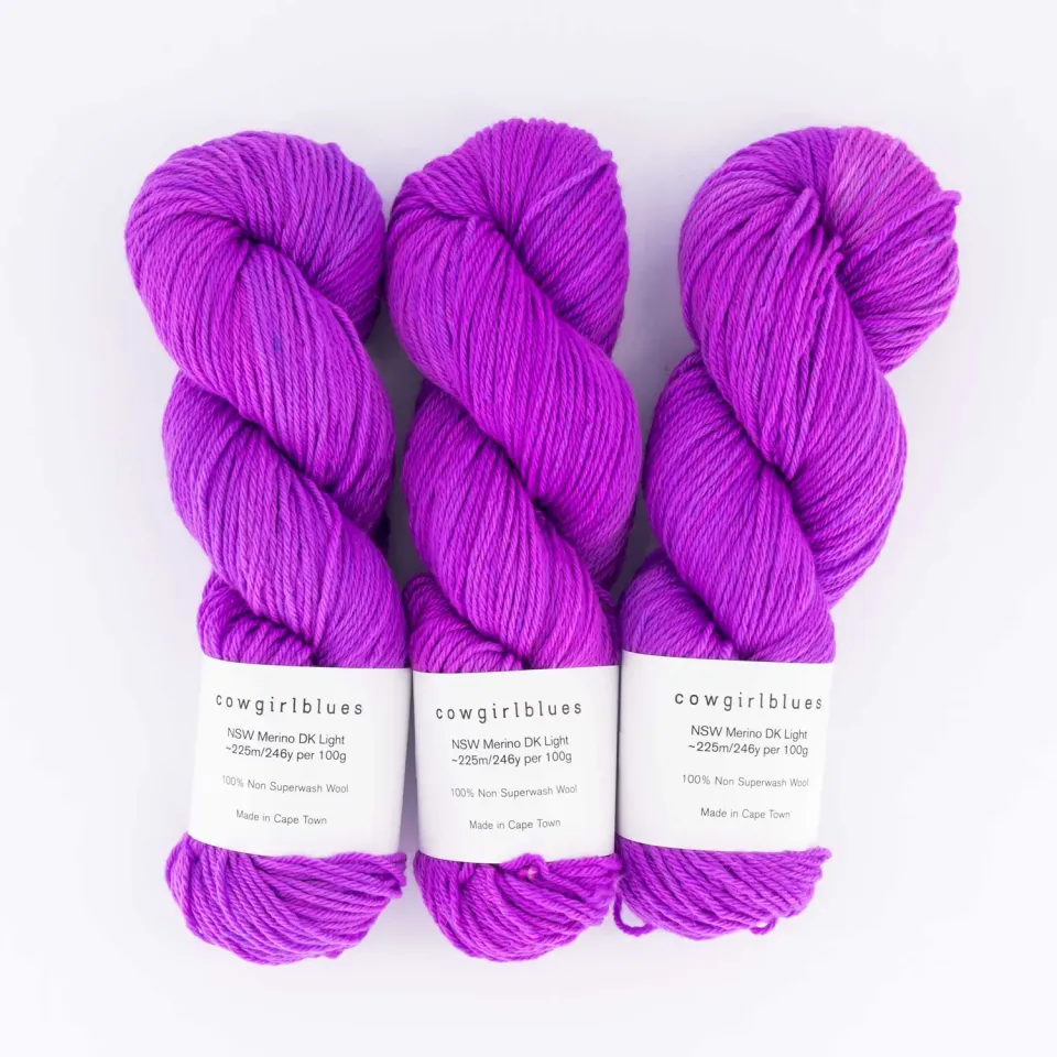 Cowgirlblues NSW Merino DK African Violet Filzwolle 100g
