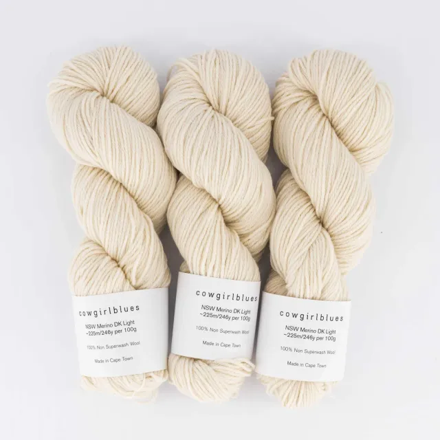 Cowgirlblues NSW Merino DK Natural Wolle 100g filzbar