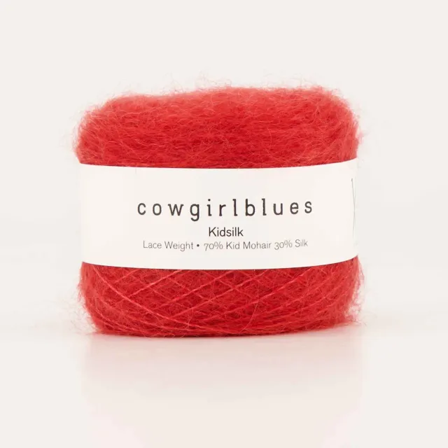 Cowgirlblues Kidsilk Ball Wolle Chilli Pepper handgefärbt