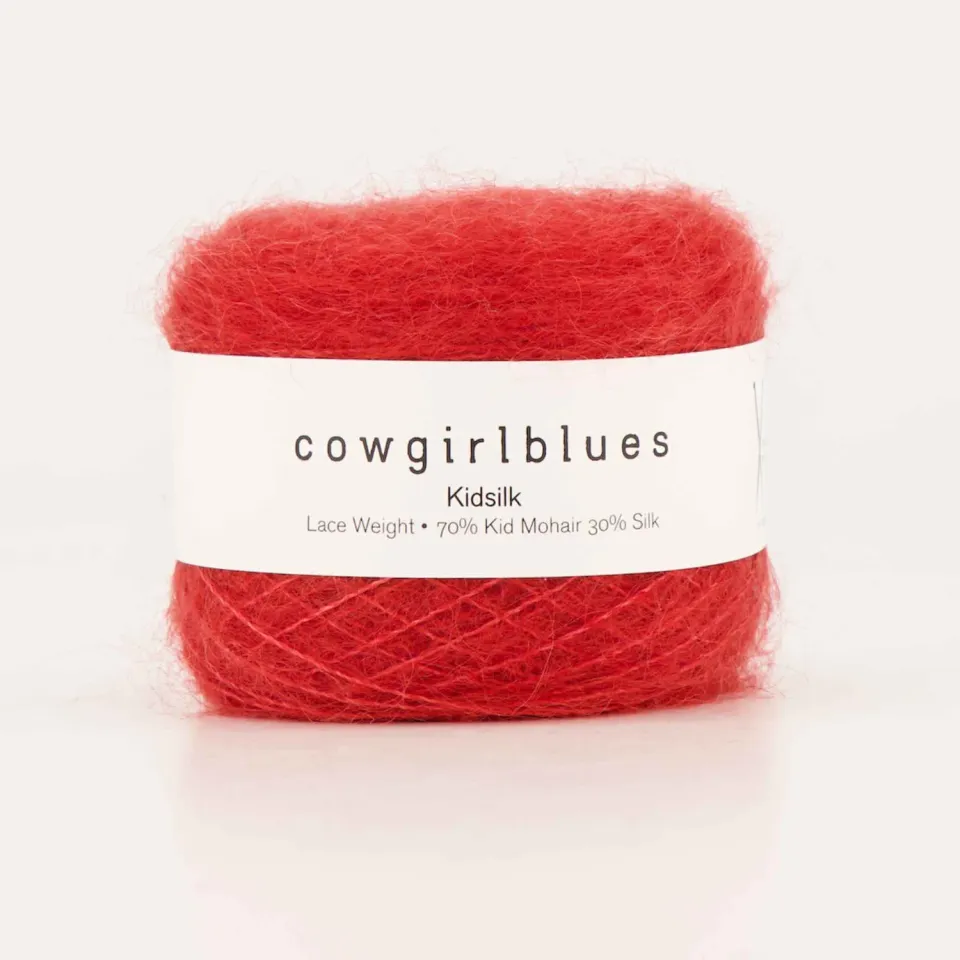Cowgirlblues Kidsilk Ball Wolle Chilli Pepper handgefärbt