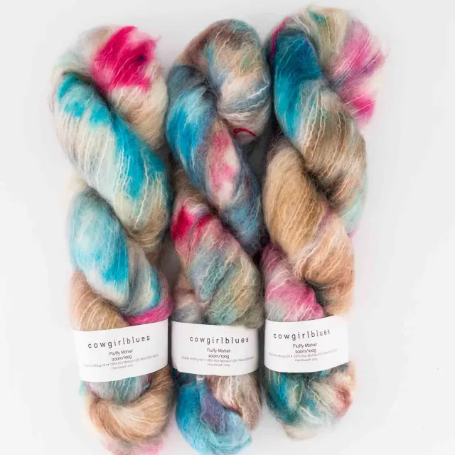 Cowgirlblues Fluffy Mohair Wolle Diana Ross 50g zart