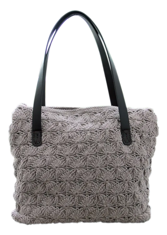 Go Handmade Wheel Stitch Taschen-Set mit PU-Lederboden