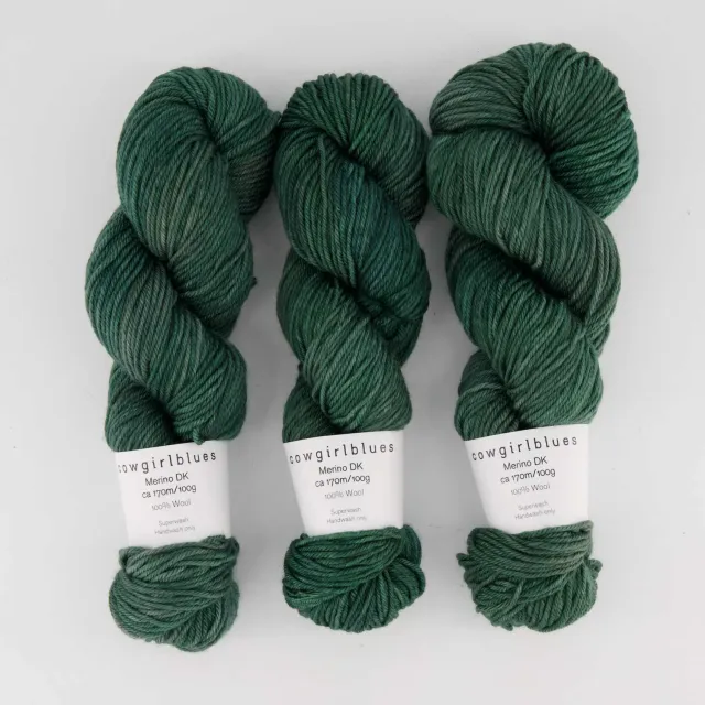 Cowgirlblues Merino DK Rainforest Wolle handgefärbt