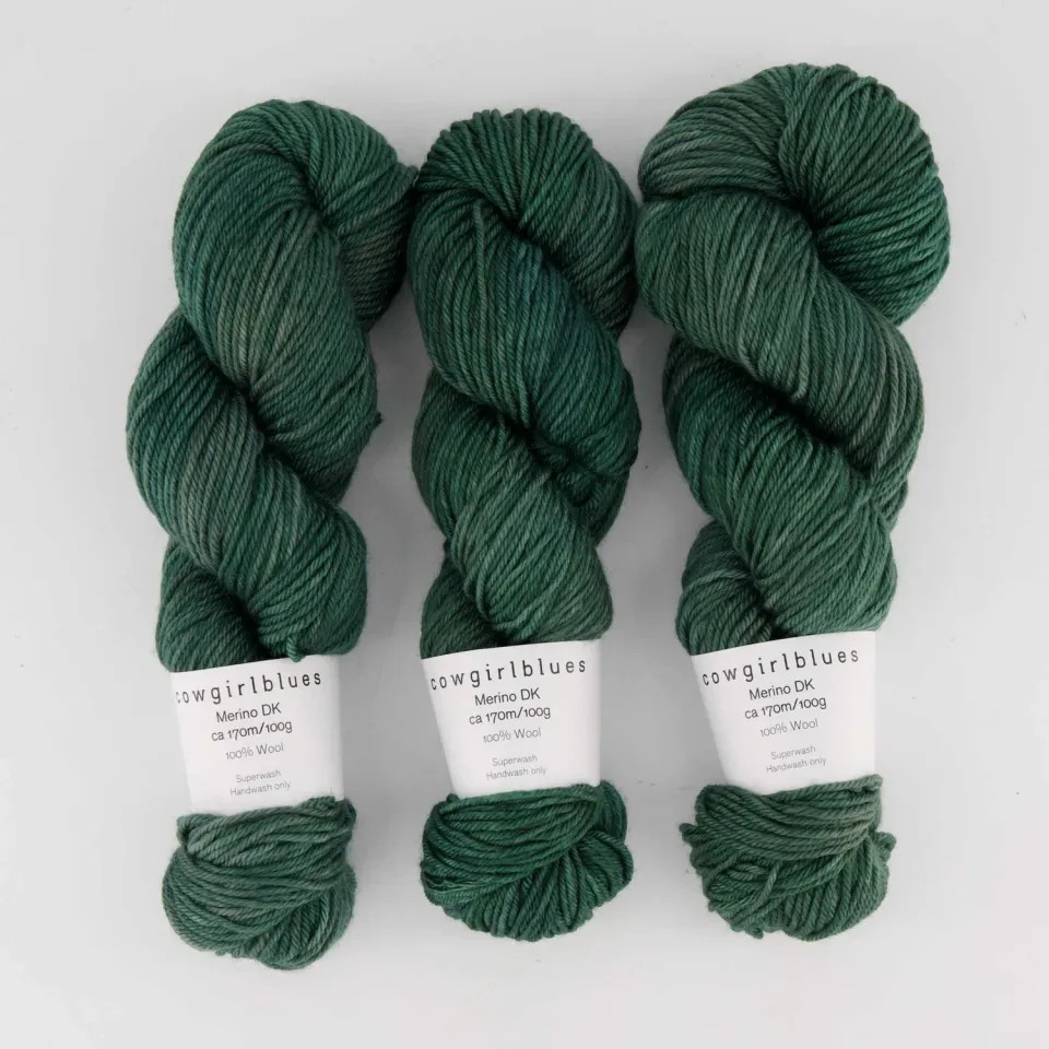Cowgirlblues Merino DK Rainforest Wolle handgefärbt