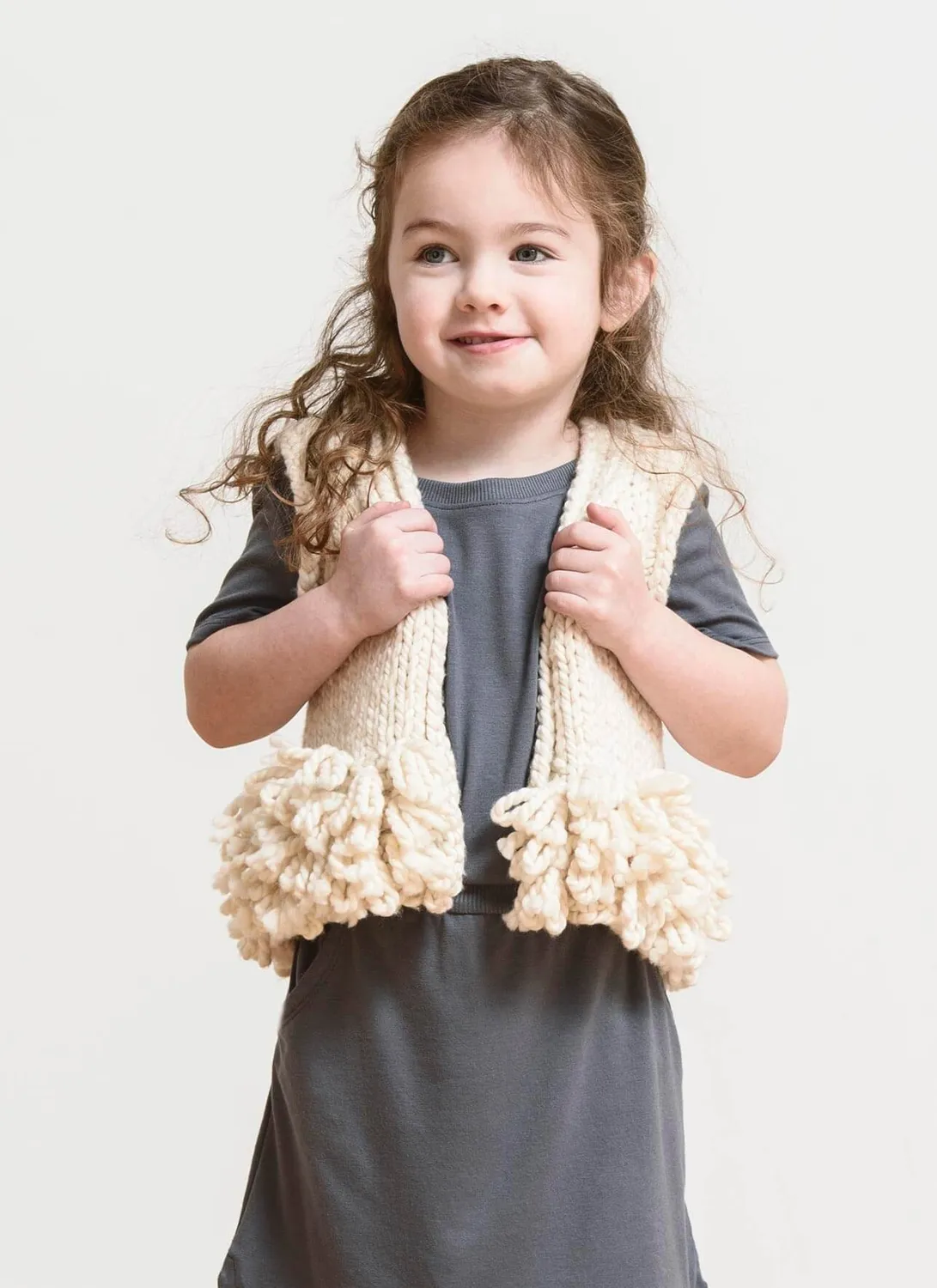 Blue Sky Fibers Classic Series Lucky Loop Vest Strickanleitung Superwash