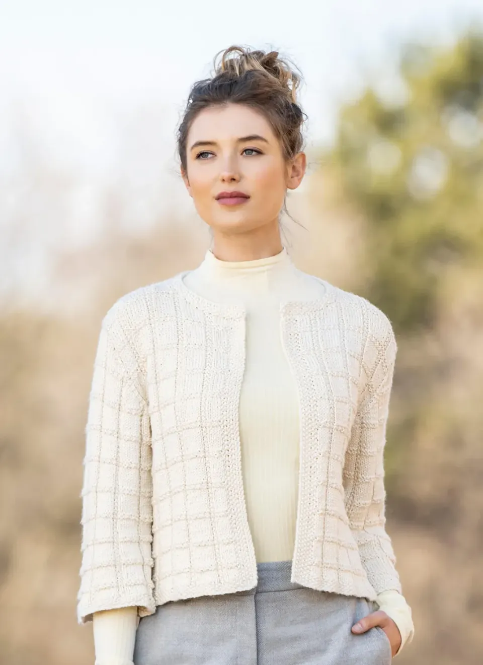 Blue Sky Fibers Galena Cardi Strickanleitung Skyland