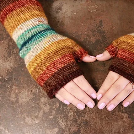 Madelinetosh Squirrely Mitts Stulpen Strickanleitung PDF