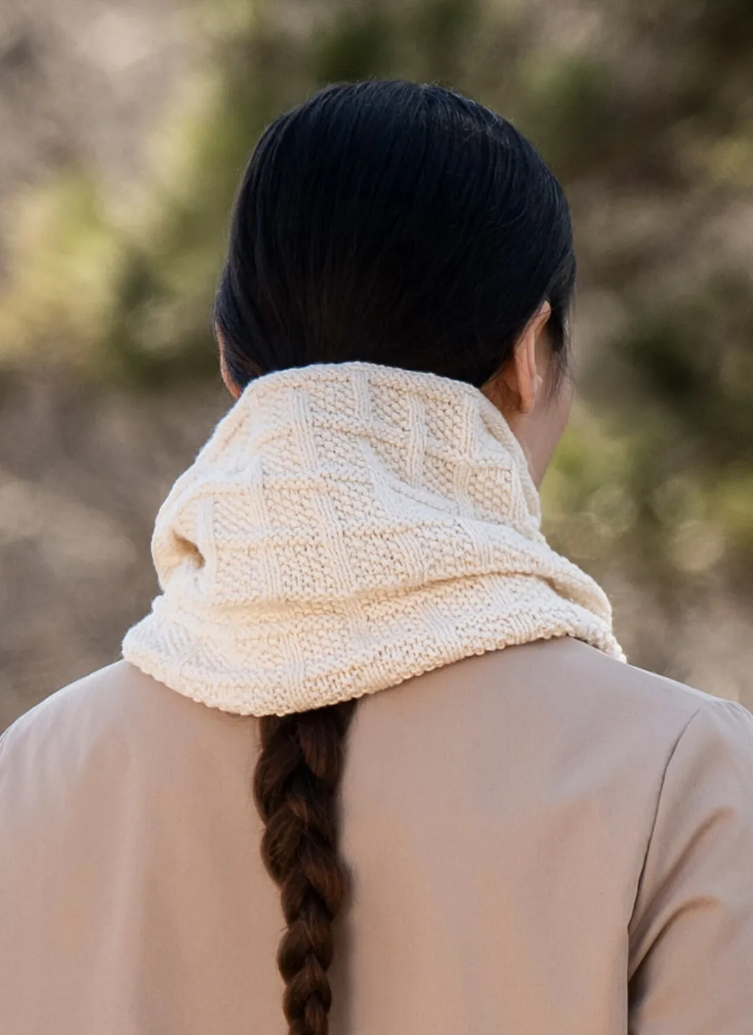 Blue Sky Fibers Porcelain Cowl 202617 Strickloop Bio-Baumwolle