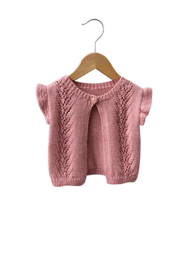 Go Handmade Soft Bamboo Babyweste Spitze Anleitung 3-6 Monate