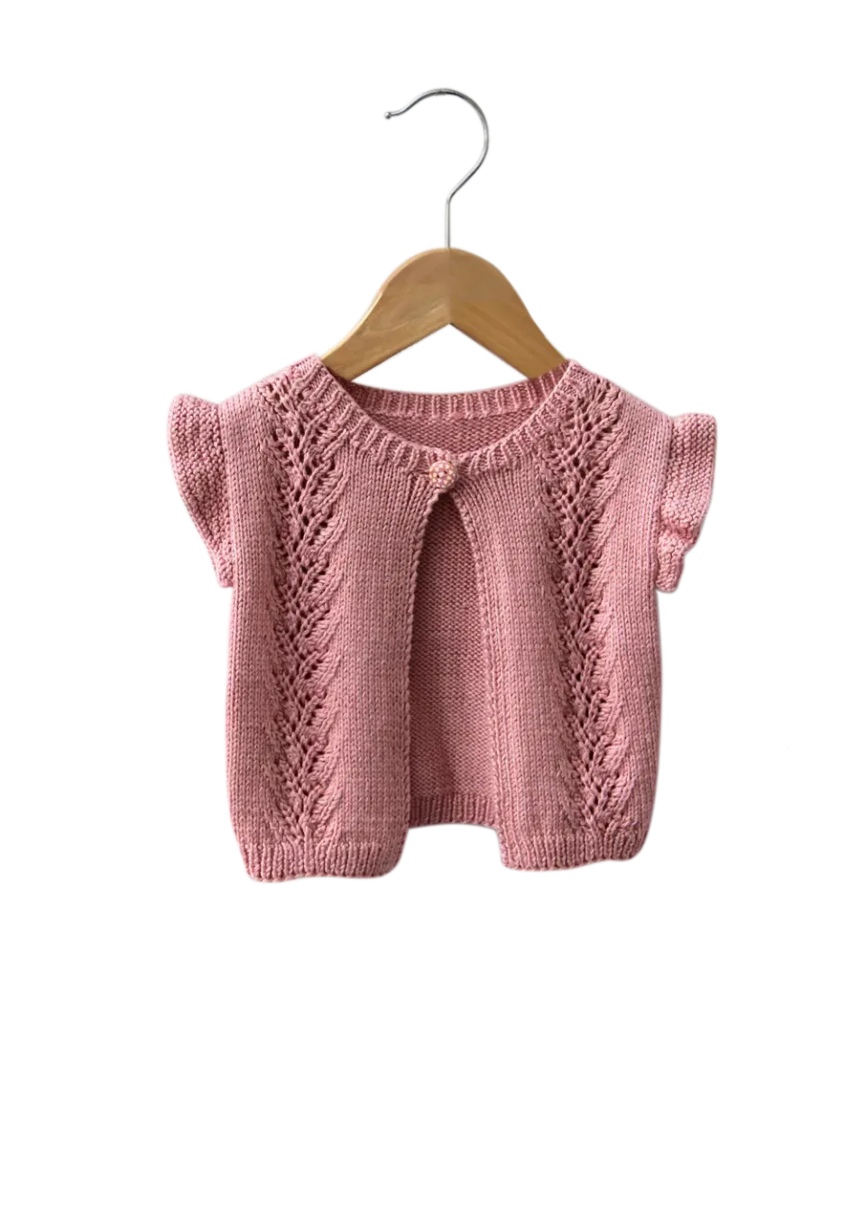 Go Handmade Vest Lace Strickanleitung Babyweste 3-6 Monate Tencel