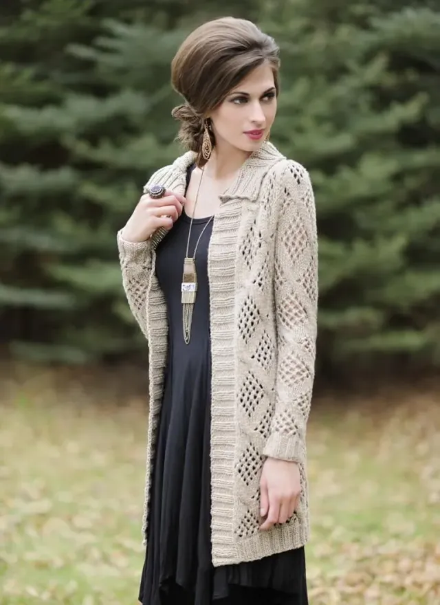 Blue Sky Fibers Classic Afternoon Cardi AC3 Strickanleitung Jacke