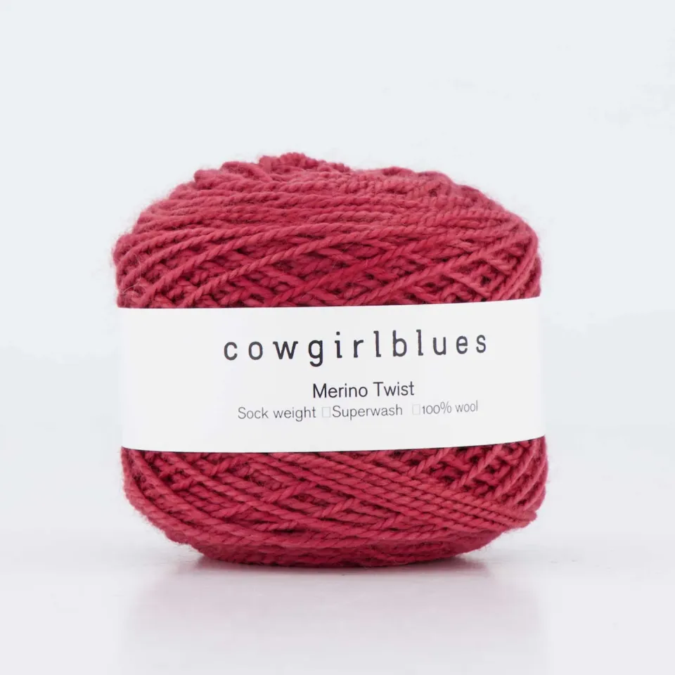 Cowgirlblues Merino Twist Dusty Rose Strickgarn 50g