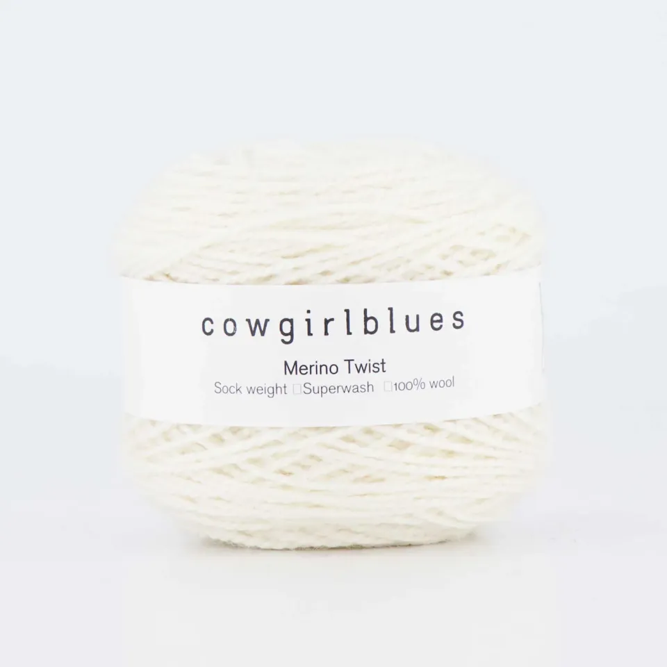 Cowgirlblues Merino Twist Wolle 50g Natural handgefärbt