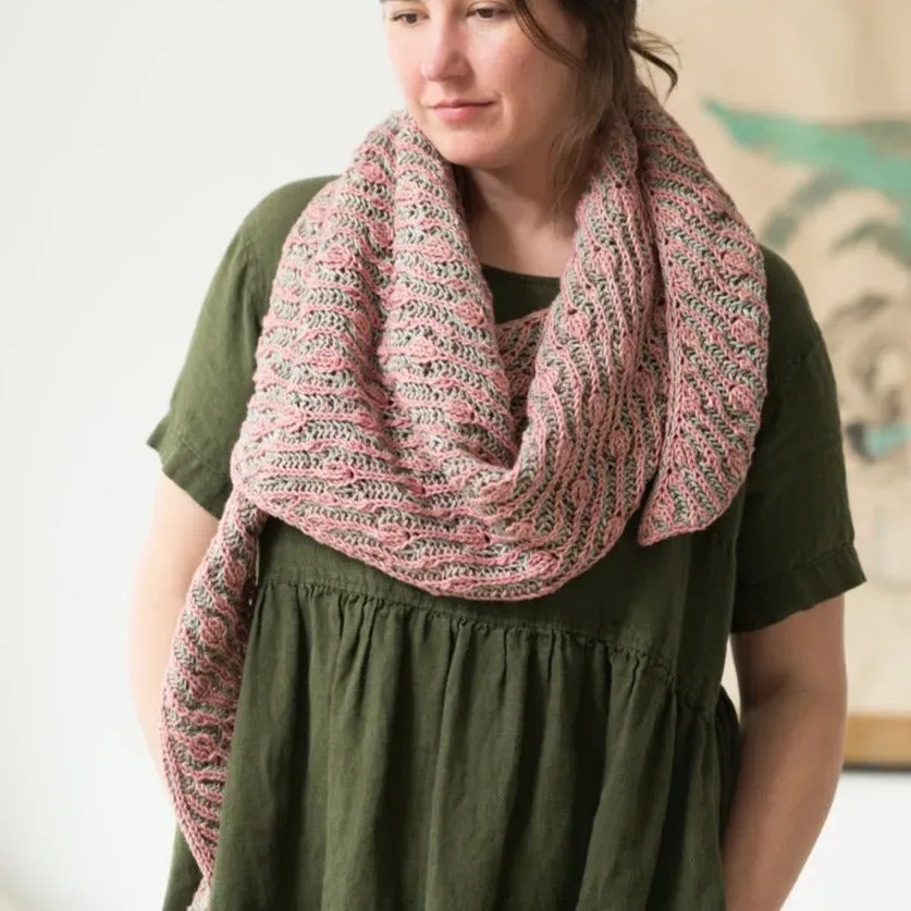 Madelinetosh Champagne Brunch Shawl Strickanleitung PDF