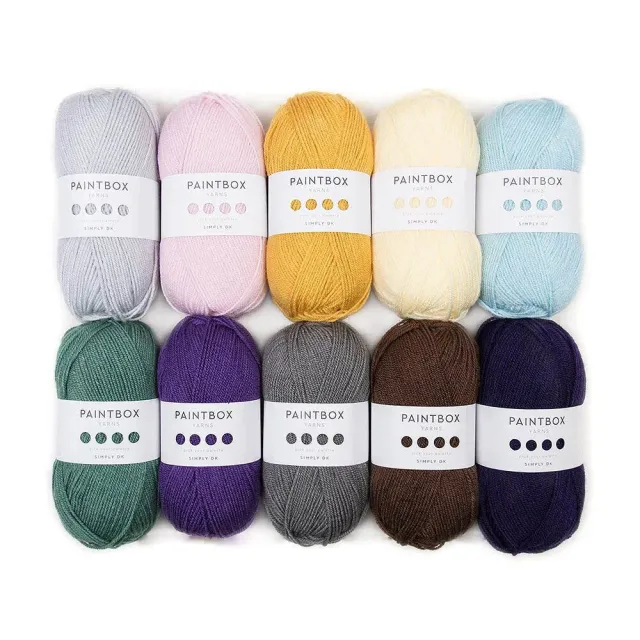 Paintbox Yarns Simply DK Garn 10x100g Farbset Acryl