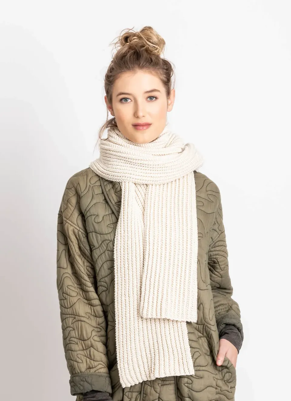 Blue Sky Fibers Winona Schal Strickanleitung weich