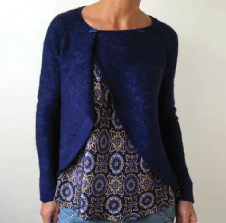 Madelinetosh Fall Away Cardigan Strickanleitung PDF XS-2XL