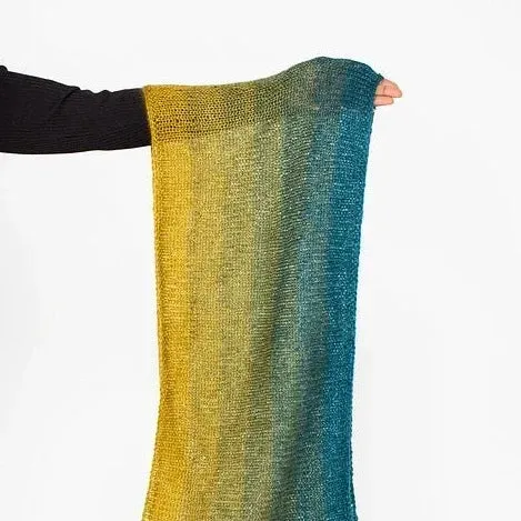 Madelinetosh Nuance Cowl Anleitung PDF Mohair-Seide Loop
