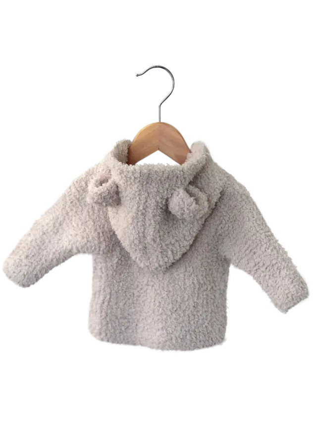 Go Handmade Teddy Hättejakke Strickanleitung Baby 3-6 M
