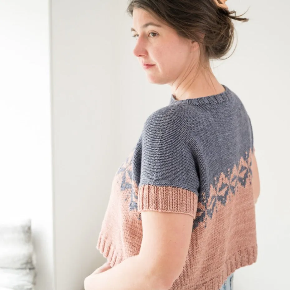 Madelinetosh Morning Ritual Top Strickkit XS-L 4 Knäuel