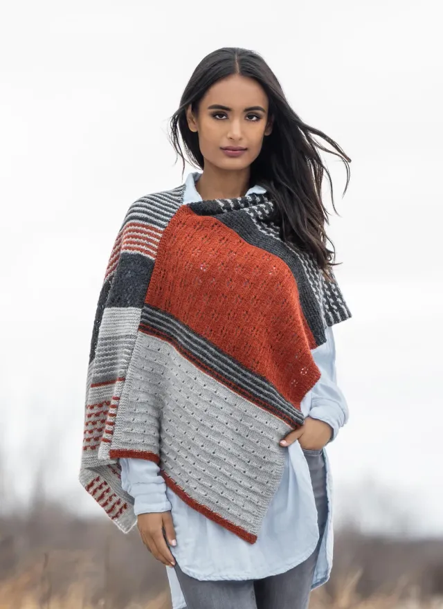 Blue Sky Fibers Classic Series Persimmon Wrap Strickanleitung