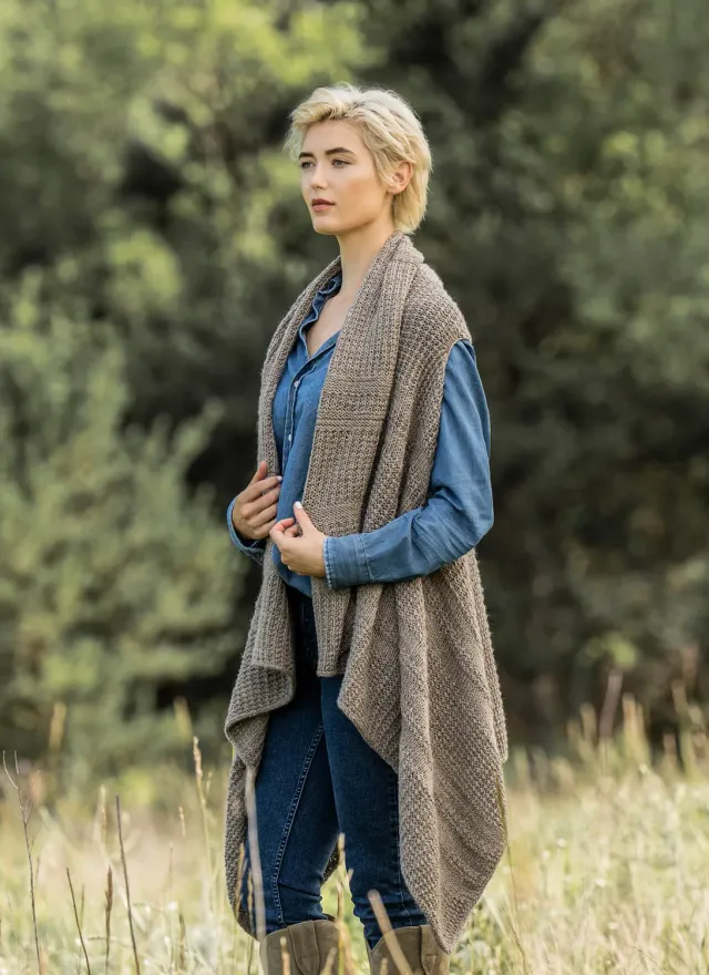 Blue Sky Fibers Maple Grove 202334 Strickanleitung Weste