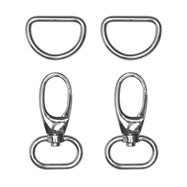 Go Handmade Lobster Karabiner D-Ring 48 mm 2 Stk