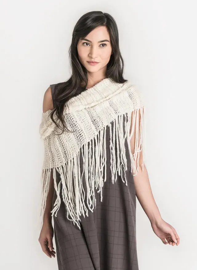 Blue Sky Fibers Classic Series Kingston Wrap Strickanleitung 6 Garne