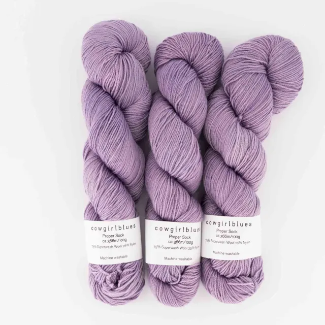 Cowgirlblues Proper Sock Orchid Blush Sockenwolle handgefärbt