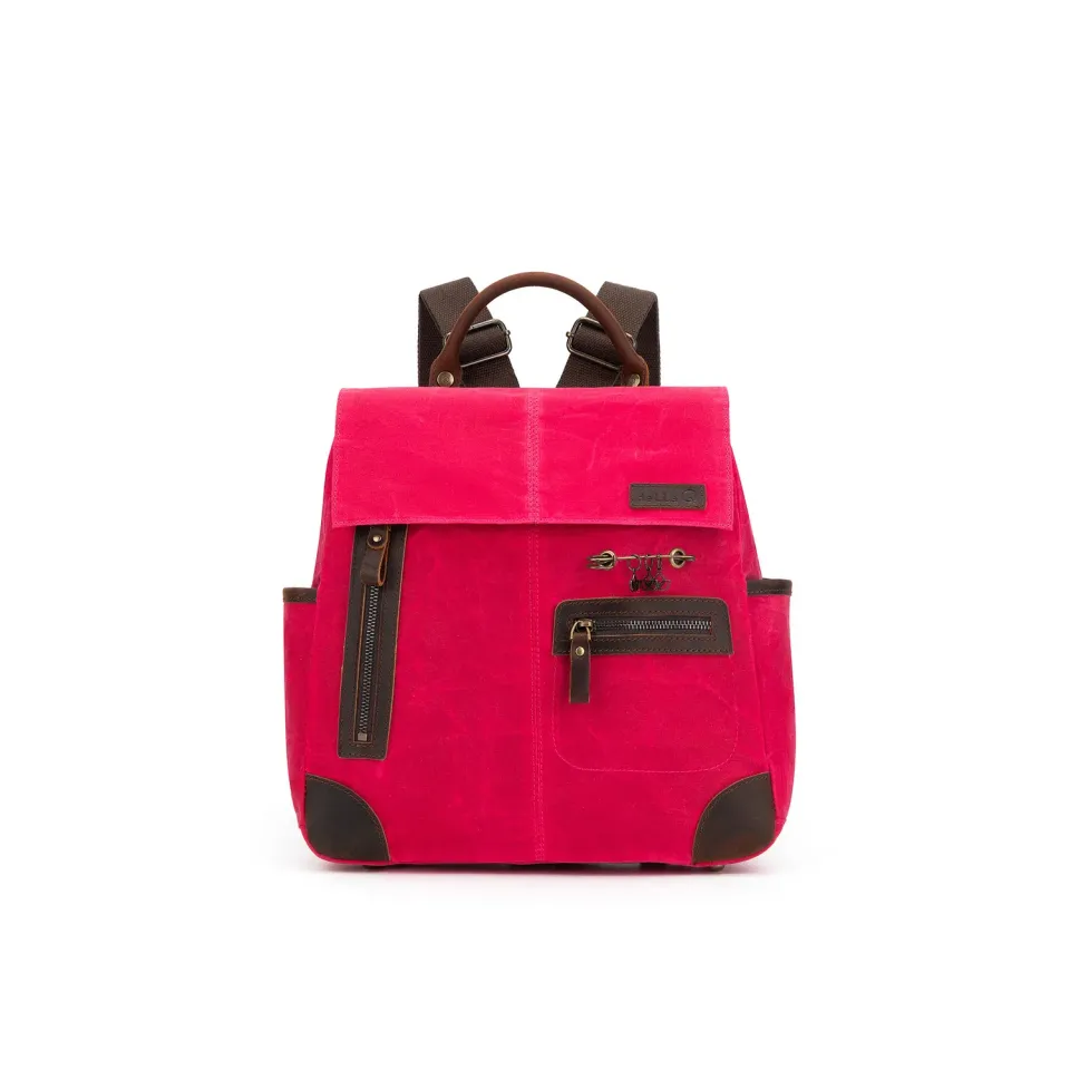Madelinetosh Makers Midi Rucksack Vivid Rose Tasche