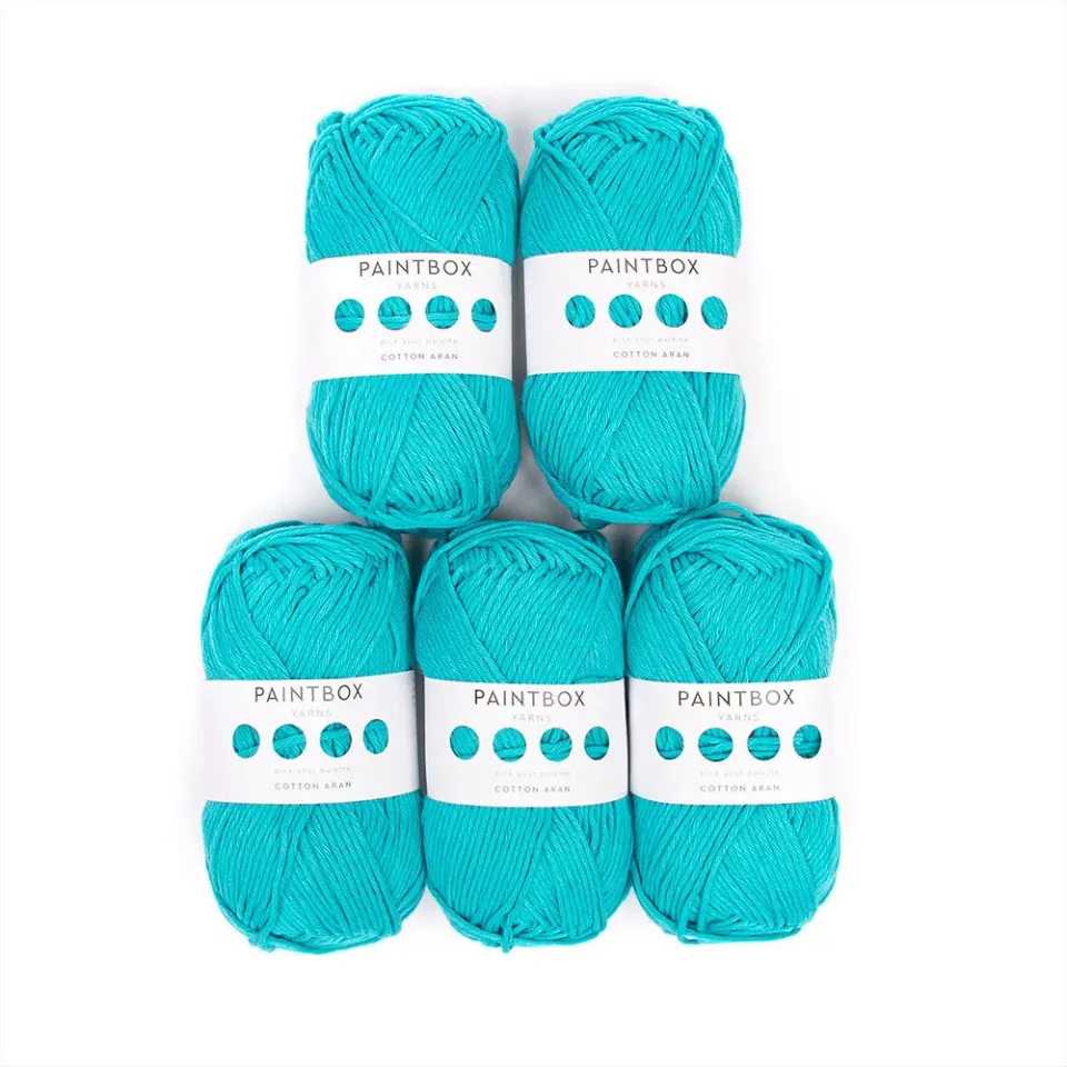 Paintbox Yarns Cotton Aran Garn 5er Pack 250g Baumwolle