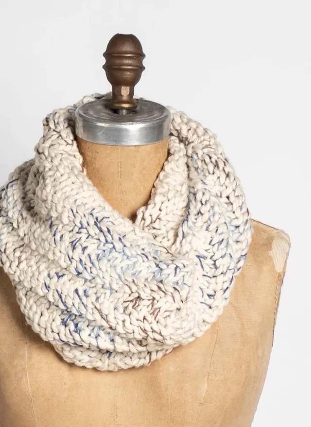 Blue Sky Fibers Classic Series Mabel Cowl Strickanleitung Spiral