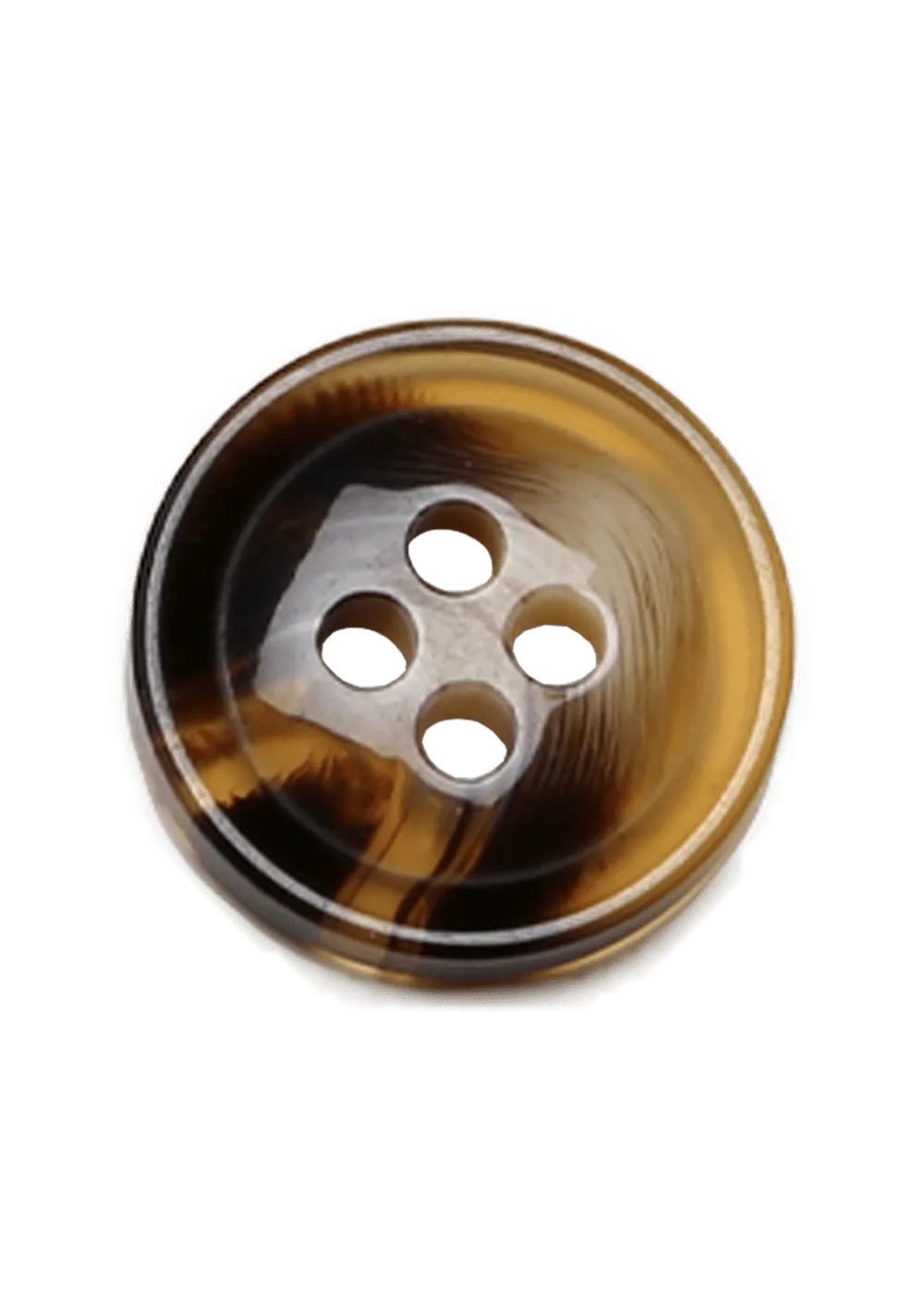 Go Handmade Horn Look Knöpfe 15mm 8 Stück Horn-Optik